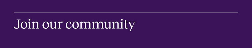 Join our community